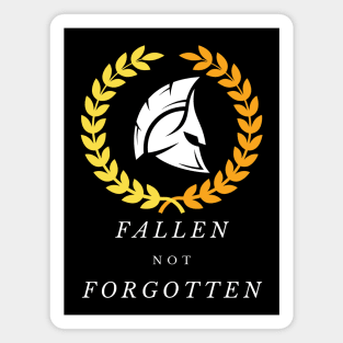 Spartan Fallen Warrior Memorial Design Magnet